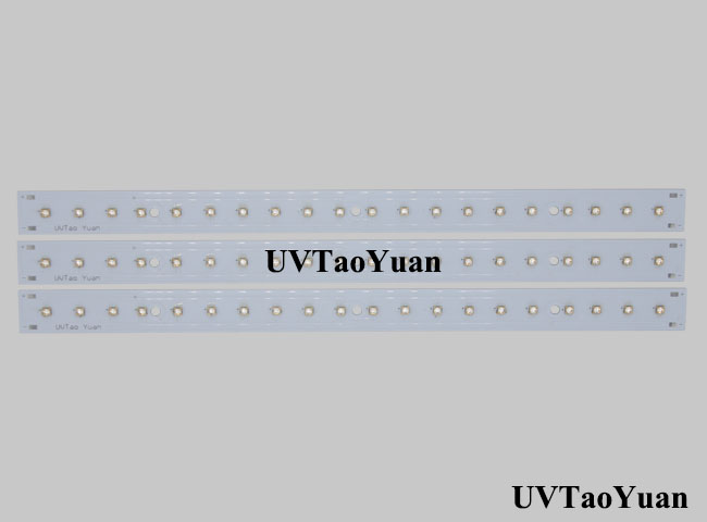 UV LED固化灯条 365/385/395/405nm 40W - 点击图像关闭